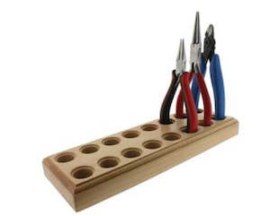 Plier Sets: BeadSmith - Plier Stand - Wooden