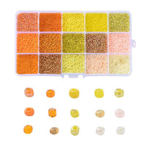 Beads: Kit - Seed Bead - 15 Colours - 12/0