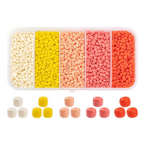 Beads: Kit - Seed Bead - 5 Colours - 8/0