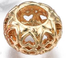 Beads: Metal - Rondelle (European Style) - 11.5mm x 7mm - 10 pieces