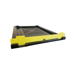 Products: Hive Plus Platform (Floor) with Entrance Reducer - New Zealand Beeswax