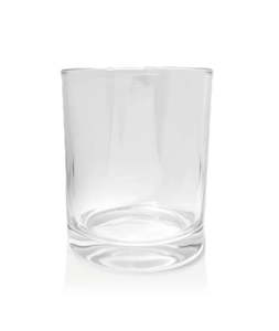 Candle Jar: Vogue Tumbler - Clear Glass Jar 250ml
