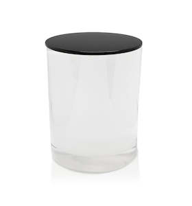 Team: Vogue Tumbler - White Jar with Black Metal Lid 250ml