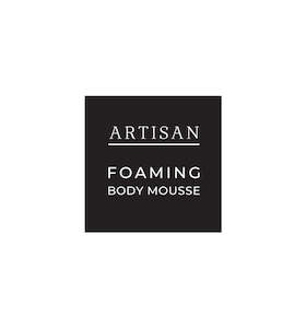 Label: 78. Artisan Foaming Body Mousse Label 3.4cm