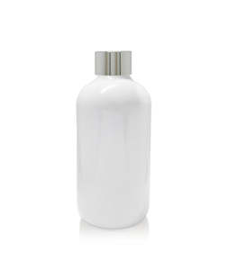 Products: 250ml White Pharmacist Diffuser Bottle - Silver Collar