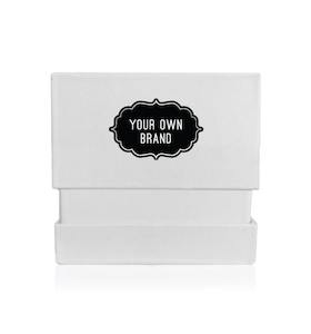 Vintage Cut Glass Collection: White Matte Finish Adjustable Gift Box - Small - Vintage