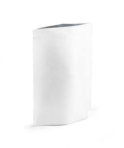Retail Packaging: Large Matte White Pouch - Resealable