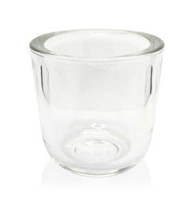 Thick Wall Glass Candle Jar - Clear 300mls