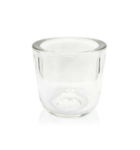 Thick Wall Glass Candle Jar - Clear 150mls