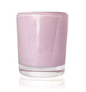 Bevel Edge: Lilac Bevel Edge with Thick Base Candle Jar - 300mls