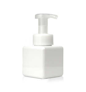 Foaming Hand Body Wash: 250ml White Plastic Bottle with Foaming Pump