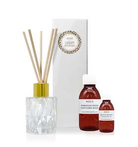 50ml Diamond Diffuser Bottle Kit - Gold Collar