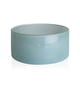 Blue Glass Candle Bowl 350ml