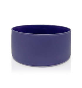 Bowls: Matte Purple Glass Candle Bowl 350ml