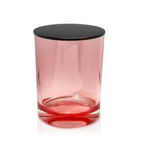 Mothers Day: Vogue Tumbler - Pink Jar with Black Metal Lid 250ml