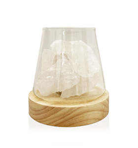 Electric Diffuser with Clear Quartz Crystals