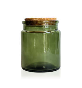 Austin Jars: Green Austin Jar with Cork 200ml