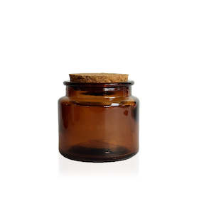Austin Jars: Amber Austin Jar with Cork 100ml