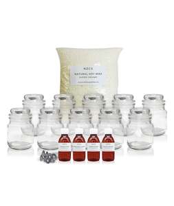 School Holiday Activities: Baby Yankee Soy Candle Making Kit - 4 Fragrance Oils