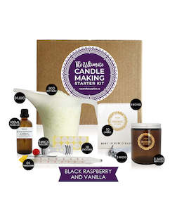 The Ultimate Candle Making Starter Kit - Black Raspberry & Vanilla
