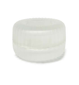 Frosted Macaron Glass Jar with Lid 90ml
