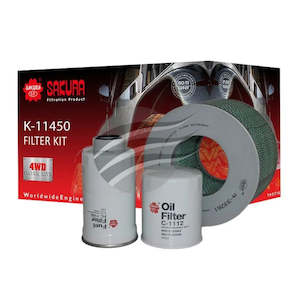 Filter Kits: Sakura K-11450 Filter Kit Toyota Land Cruiser HDJ80R