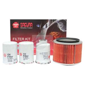 Filter Kits: Sakura K-18050 Filter Kit Suits Nissan Patrol GU Y61 TD42T 4.2L
