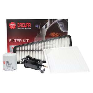 Filter Kits: Sakura K-11160 Filter Kit Suits Toyota Land Cruiser Prado