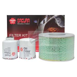 Sakura K-11110 Filter Kit Suits Toyota Land Cruiser HDJ78 HDJ79