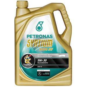 Engine Oil: Petronas 5 Litre 5W-30 Syntium 5000 AV Fully Synthetic Engine Oil