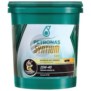 Engine Oil: Petronas 18 Litre 15W-40 Syntium 500 Engine Oil