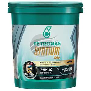 Engine Oil: Petronas 18 Litre 10W-40 Syntium 800 Semi Synthetic Engine Oil