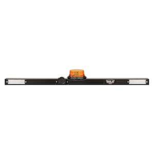 Light Bars: HULK Minebar 1275mm 12/24V W/Amber LED Lightbar 97dB Alarm & 2x LED