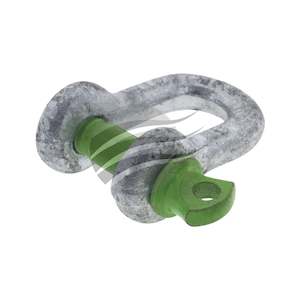HULK Twin Pack D Shackle 6mm Rated To 500Kg Galvanised