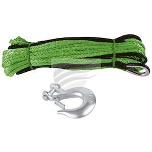 Recovery Gear: HULK Dyneema Sk75 Rope 9.5Mm X 30M Green T/S 9500Lbs Winch