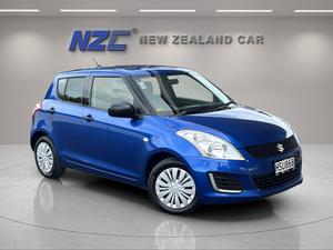2014 Suzuki Swift NZ NEW + MANUAL + LOW KMS + TRACTION CONTROL