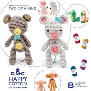 DMC Happy Cotton Pattern Booklet 3 - Amigurumi Two of a Kind - Male and Female T&hellip;
