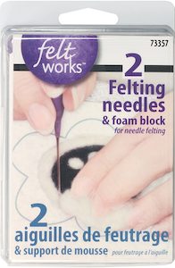 Needle Felting Kits For Children: Dimensions Felting Needles and Foam Block for Needle Felting