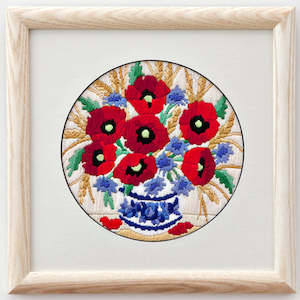 Sale Needlework: Twilleys Long Stitch Kit - Poppies