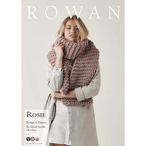 Rowan Yarn Booklets: Rowan Knitting Pattern - Rosie Super Chunky Scarf by Quail Studio using Rowan Big Wool