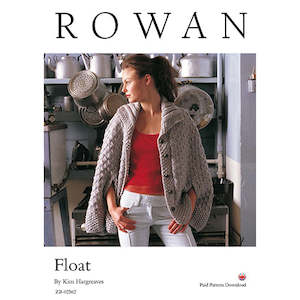 Rowan Knitting Pattern - Float Oversized Cape with Shawl Collar by Kim Hargreave&hellip;