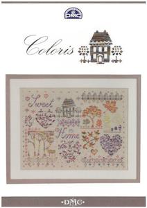DMC Cross-stitch chart - DMC Coloris Home Sweet Home Sampler