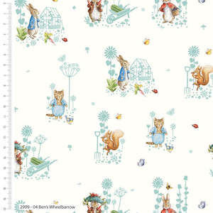 Peter Rabbit's Garden - Ben's Wheelbarrow with Peter, Benjamin Bunny and more