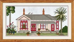 Needlework: CraftCo Cross-stitch kit - Christmas at the Villa