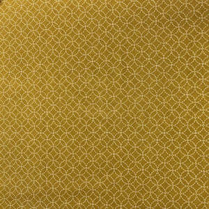 Japanese Prints: Marui - Japenese Mini designed Print on Mustard Background