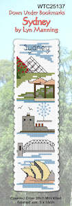 CraftCo Cross-stitch bookmark kit - Sydney Scenes Bridge and Opera House