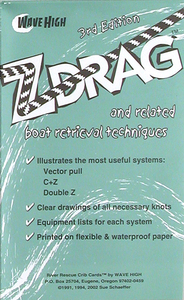 Products: Z-Drag Rescue Crib Sheet - NZ Kayak School, Murchison, New Zealand