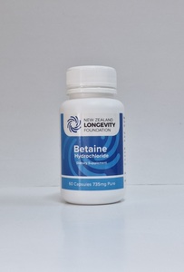 Products: NZLF - » Betaine 60 Capsules (B 053B)