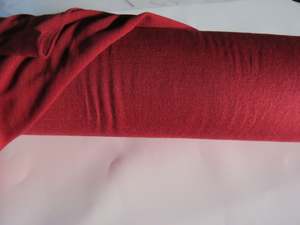 92cm Russett Red 120g 85% merino 15% nylon jersey knit- light weight