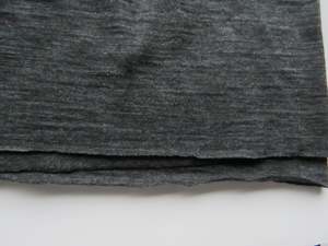 1m Jupiter Charcoal 100% merino jersey knit 165g 150cm-precut as last metre